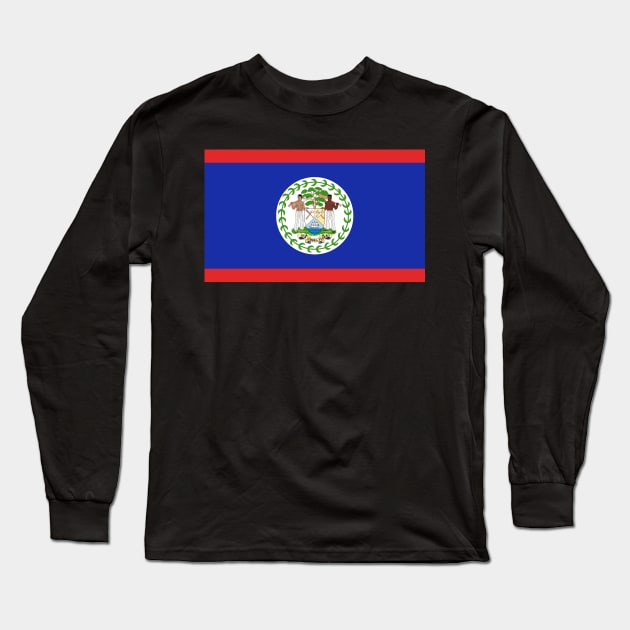 Belize Long Sleeve T-Shirt by Wickedcartoons